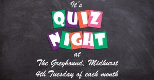 Quiz Night at the Greyhound - Midhurst